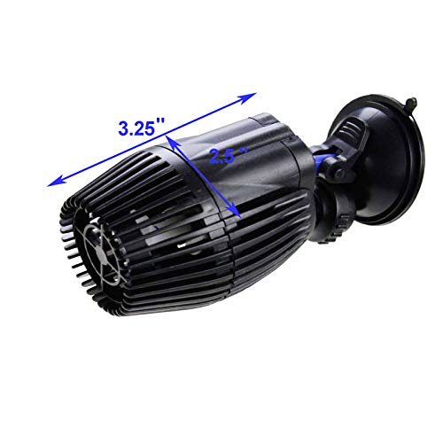 AQUANEAT 2 Pack Aquarium Circulation Pump,800 GPH Fish Tank Powerhead, Saltwater Wave Maker, Submersible Water Pump with Suction Cup - size: 800 GPH