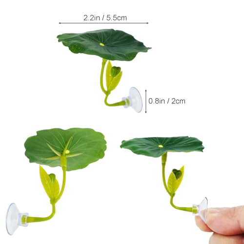 3 pcs Set Betta Fish Bed Leaf Hammock for Betta Fish, Practical Resting Spot, Comfortable Rest Area for Fish Aquarium Decoration Ornaments (3 x Green) - color: 3 x Green