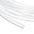 uxcell Clear PVC Tubing, 4mm ID x 8mm OD - 15ft PVC Tube Lightweight Vinyl Hose, Transparent Flexible Plastic Water Tubing for Air Oil Water Transfer Aquarium Irrigation - size: 4mm ID x 8mm OD