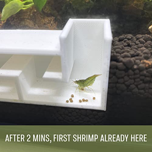 Aquarium Shrimp Party Tunnel, Includes Exquisite VIP Room and Two Entrances, Tunnel Cave for Shrimplets to Rest and Hide, Decor Hideaway Tunnel Made from Canada (White) - color: White