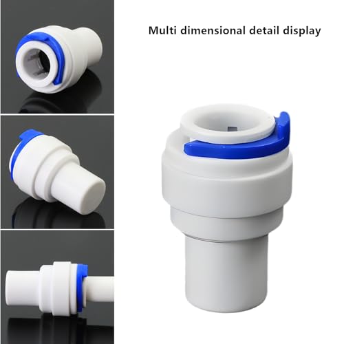 3/8" Push-Fit Hose Cap for RO Water Filter, 3 Pcs | Quick-connect sealing cap for RO filters, beverage dispensers & water purification. Closes 3/8" hose ends. - style: 3/8-inch PE Pipe Plug