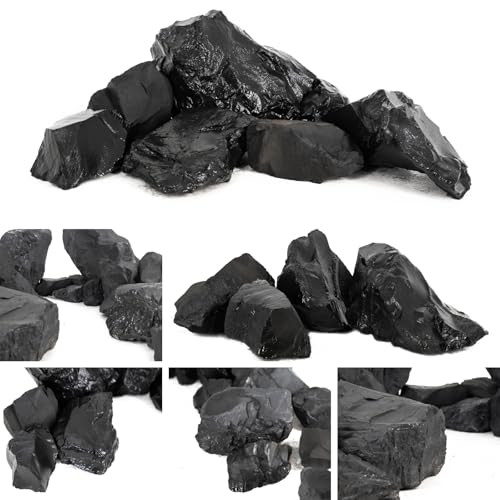 Unocho Aquarium Stone Fish Tank Rocks 5lb Natural Rocks for Aquariums Aquascaping Landscaping Model Tank Decoration Vivariums Paludarium Miniature and Fairy Garden(3"-6"-4pcs) - size: 5LB(4pcs)3-6in.