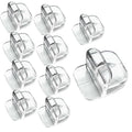 10 PCS Rimless Aquarium Clips for 1/8" to 3/16" Glass,Top Mounting Support Holder Clamp Replacements for Rimless Tank Lids
