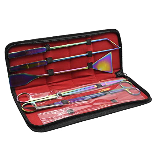 Aquarium Plant Tools, Aquatic Plant Stainless Steel Tweezers Scissor Spatula Planted Aquarium Tools Set & Aquarium Starter Kit