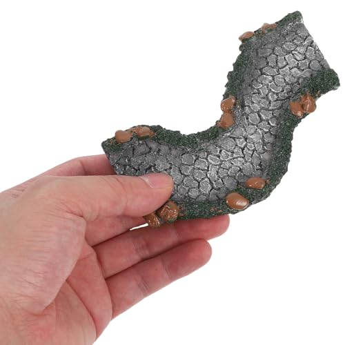 4pcs Resin Fish Tank Landscape Ornament Aquarium Miniature Stone Pathway Bridge Garden Stairs Decoration for Micro Aquarium Scene