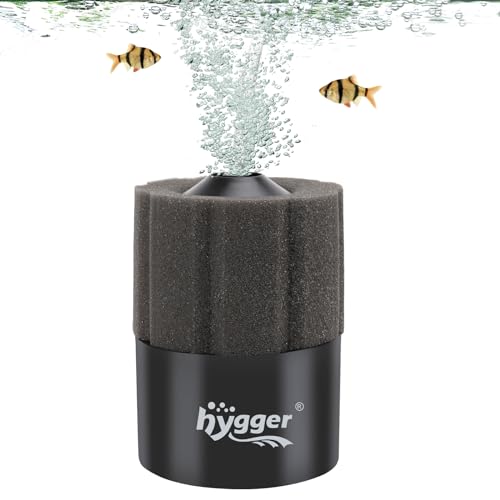 hygger Aquarium Sponge Filter 8-20 Gallon Small Fish Tank Filter for Turtle Breeding Fry Shrimp Snails Betta Air-Powered Filter with Reusable Biochemical Ball Spare Sponge Foam Filter - size: Small