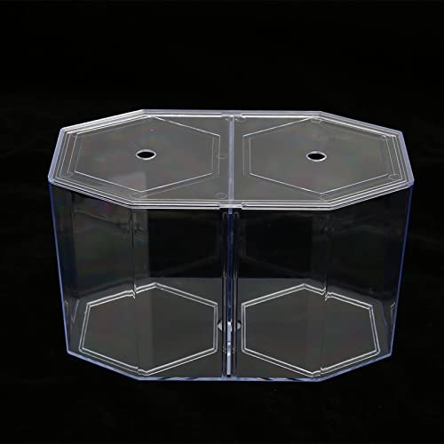 BEIJIALY Fish Hatchery Isolation Box, Fish Breeding Box, Aquarium Fish Breeder Box Multipurpose Transparent Octagonal Fish Isolation Box for Fish Breeding