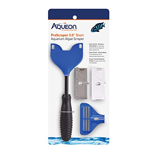 Aqueon ProScraper 3.0™ Short Aquarium Algae Scraper - size: No Size, style: Short Scraper