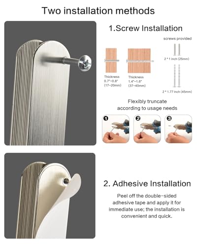 5 Pack Stick On Cabinet Handles Self Adhesive Drawer Pulls Brushed Nickel 4 Inch Peel and Stick Door Handles for Dresser Kitchen Hardware Pull Handle No Drill - color: C-Brushed Nickel, size: 4 Inch