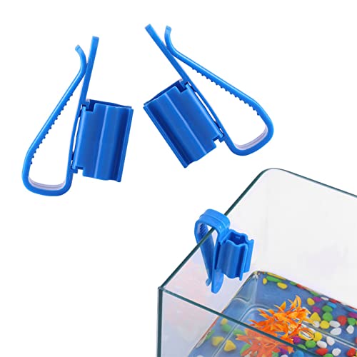 Water Pipe Tube Clamp Set, 2Pcs Adjustable Hose Holder Clip Multifunctional Water Pipe Fixing Clip Adjustable Aquarium Filtration Bucket Fish Mounting Clip