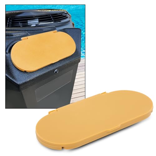 ALLGOOD Custom Cover for LCD Display & Controls Compatible with The AquaCal SunBlazer SB128AHDSBLA Model Pool Heater