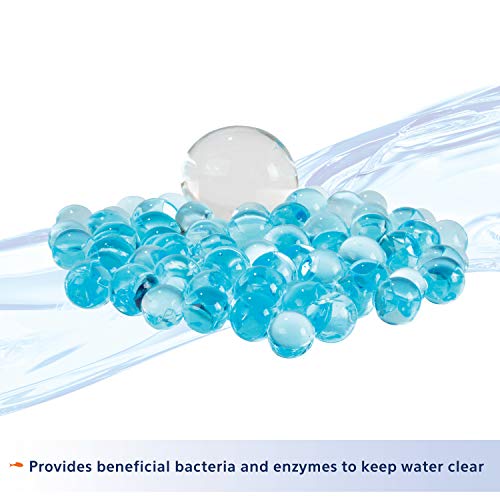 Aqueon Pure Betta Beads, Blue (Pack of 2) - color: Blue, size: One Pouch (Pack of 2)