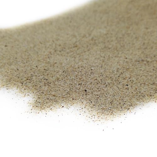 TWINKLING Silica Sand, Aquarium Sand, Horticultural Sand, Vermiculite, Coarse Sand for Plants, Fire Pit, Aquarium, Fish Tank, Resin Art, DIY Craft, Vase Filler, Home Decor, 410g/14.5oz (50-80 Mesh) - size: 50-80 Mesh