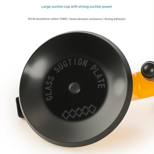 Seam Setter Stone Leveling Tool with Rubber Pad, Adjustable Height Vacuum Suction Clamp for Countertop Granite Marble Quartz Slabs