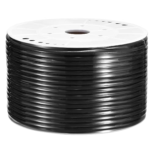 MECCANIXITY Pneumatic Tubing Pipe, 12mmx8mm 295ft 90 Meters PU Air Line Tubing Hose Tube Black for Fluid Transfer Air Compressor - color: Black, size: OD12mm*ID8mm 295ft (90 Meters)