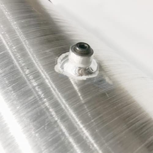 JSD 18.25 Gallons 12"x38" Aluminum Spun Round Gas Fuel Tank End Fill 3/8"NPT Outlet --Off-road mini bike,go kart - size: 12" x 38"