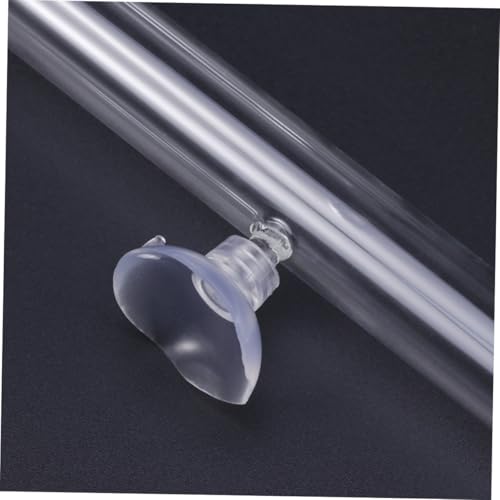GANAZONO Aquarium Shrimp Feeder Tube and Dish Glass 200mm Fish Feeding Tool for Aquarium Shrimp and Fish Tank Supplies