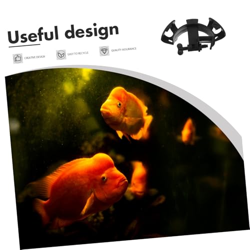 Yardwe 2Pcs Aquarium Hose Mounting Clip Plastic Water Pipe Holder for Fish Tank Turtle Tank Easy Installation Stable Secure Design for Hose Versatile Use Homes Offices Pet