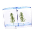 Mini Fish Tank Ornament for Betta Fish Stylish Desktop Aquarium Breeding Tank for Home Decor and Crafting for Living Room Bedroom and Weddings
