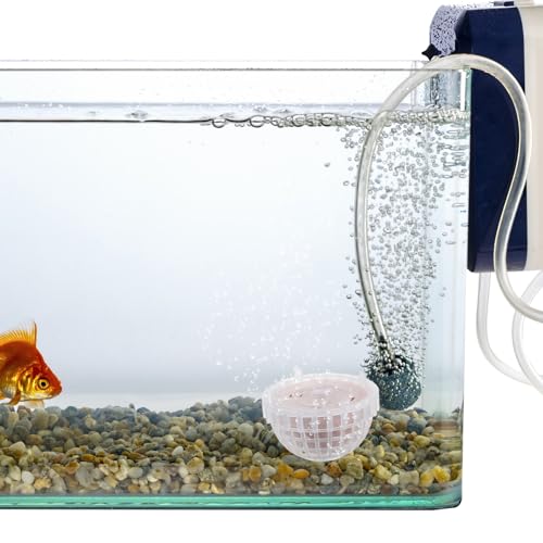 balacoo Aquarium Moss Ball Holder, Plastic Fish Tank Plant Container, Aquarium Moss Holder with Mineral Balls for Shrimp Fish Tank Plant Shaping Accessories