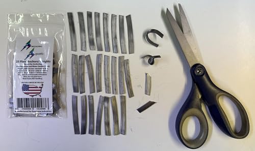 Awesome Aquatic Plant Anchors/Weights Strips Lead Ribbon Live Plants Weight Anchor Aquarium (10 Pack Strips) - size: 10 Pack Strips