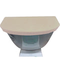 Madeals Velvet Toilet Tank Lid Cover Fabric Cover for A Lid Toilet Tank Khaki - color: Khaki