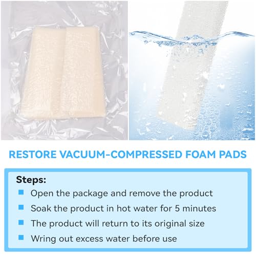 A-226 Foam Filter Pad Inserts for Hagen Fluval 404, 405, 406, 407, Foam Filter Sponge for Aquarium, Replacement Filter Media Sponge for Freshwater and Saltwater Tanks, 12 Pack