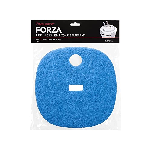 Aquatop Replacement Coarse Blue Filter Pad – Fits Forza FZ5 Canister Filters, Aquarium Filter Refills, Keeps Water Crystal Clear, Fish Filter Cartridge for Dirt & Debris - size: FZ5