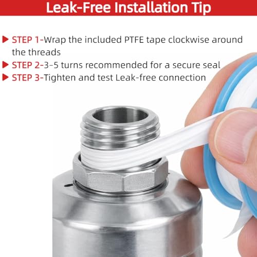 Automatic Float Valve for Water Tank, 2 Pack Stainless Steel Tank Float Valve 1/2" & 3/4", Auto Shut Off Water Level Control Valve for Livestock Trough, Aquarium, Pool