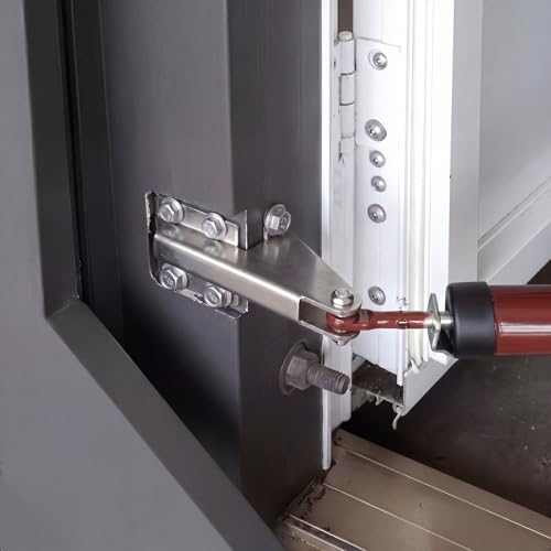 1 Pcs Aluminum Jamb Bracket Aluminum Screen Door Closer Bracket Storm Hardware Replacement Parts for Door Closers (Silver) - color: Silver