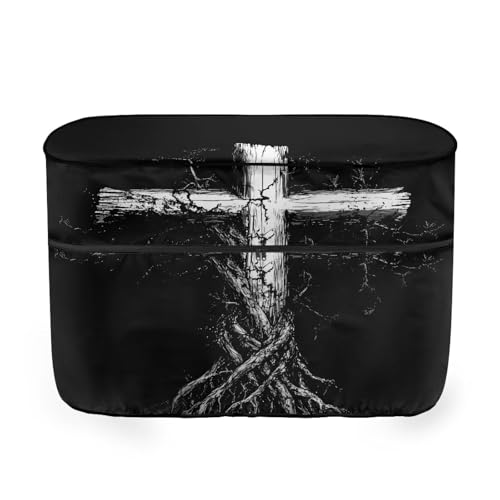Cross Black 20 Pound Double for RV/Trailer/Camper Waterproof Heavy Duty Propane Gas Cylinder Cover All Weather Protection - color: Cross Black, size: S(20LB)