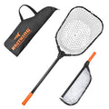 KastKing Brutus Fishing Net, Foldable Extendable Fish Landing Net, Lightweight & Portable Fishing Net with Soft EVA Foam Handle, Holds up to 44lbs/20KG, Fish-Friendly Mesh for a Safe Release - size: 45" Total Length(not extendable), style: Silicone Net