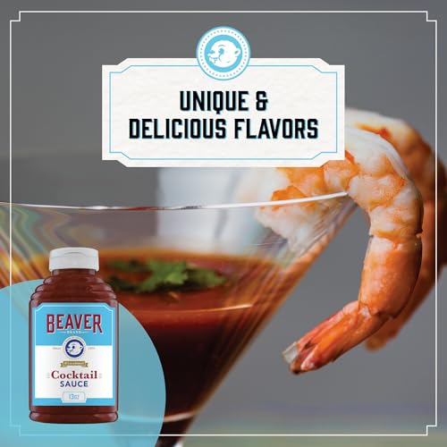 Beaver Brand Cocktail Sauce with Fresh-Grated Horseradish, 13oz, Zesty Seafood & Shrimp Cocktail Sauce - size: 13 Ounce (Pack of 1)