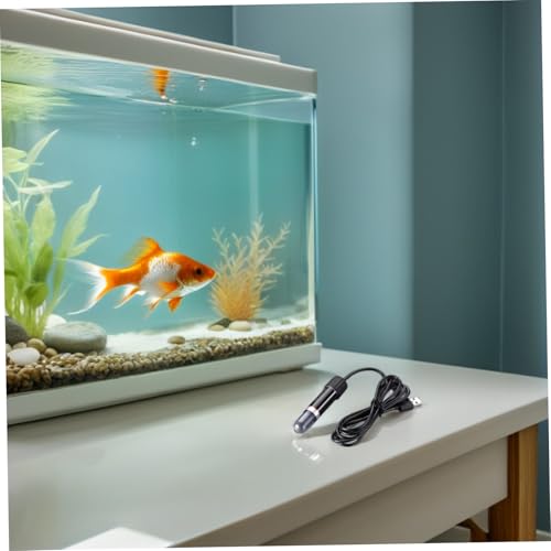 Happyyami Mini Aquarium Heater Compact Heating Tool for Small Fish Tanks Reliable Temperature Control Design for Desktop Aquariums Materials
