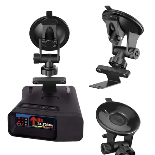 Suitable for Uniden R7 R8 Radar Detector, Car Radar Detector Suction Cup Bracket, Windshield and Dashboard Mounting Mount