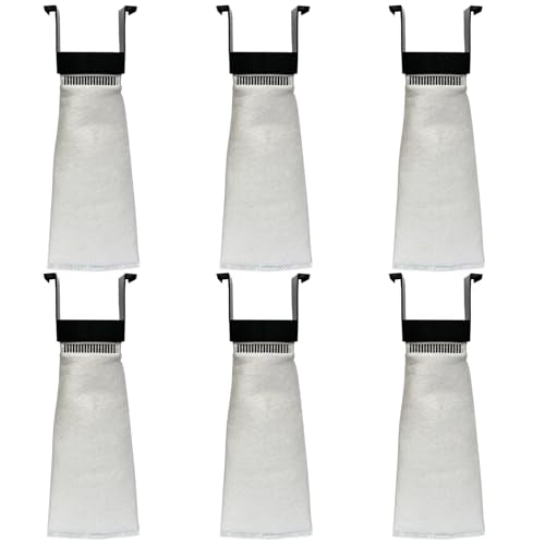 Set of 6 200 Micron Filter Bag Fit for Innovative Marine Fusion Pro 2 AIO 10/14/20/25/40L and Fusion AIO 15/20/25 Desktop Aquarium
