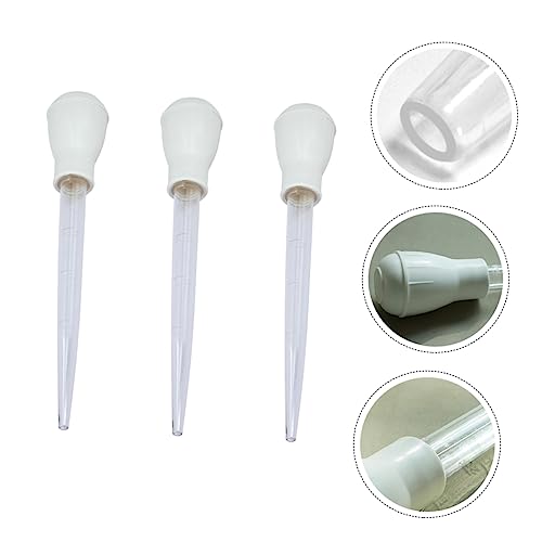3pcs Fish Tank Cleaning Siphon Scale Flexible Aquarium Water Change Tool Feces for Easy Tank Maintenance for Feeding - color: White, size: 46x5cm