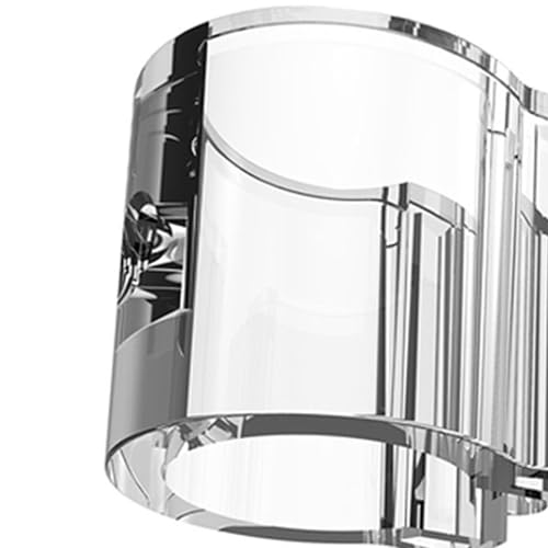 Plant Holder for Fish Tank – 6-Piece Clear Set | Hangable Aquarium Plant Cups with Clear Brackets for Fish Tan, Ideal Growth, Cultivation, and Home Aquarium Ecosystem Organization - size: Small