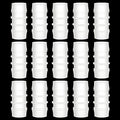 Feelers 3/4" x 3/4" Plastic Hose Barb Fitting 15 Pack, Equal Barbed Splicer Connector, Straight Union Adapter for Aquarium, Air Line, Fuel Line, Liquid Transfer - size: 3/4 inch, style: 15pcs-Straight