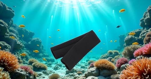 Alomejor 5mm Diving BCD Backplate Crotch Strap Rubber + Nylon Comfortable Weight Belt Cover