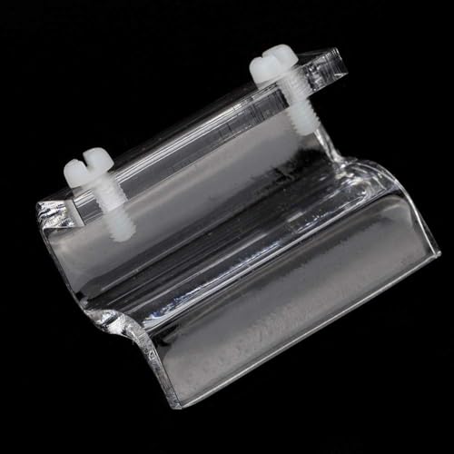 4Pcs Aquarium Lid Clips for 6-12mm Glass, Rimless Aquarium Acrylic Fish Tank Cover Clip Glass Cover Holder Aquarium Fish Tank Cover Support Clamp Accessory