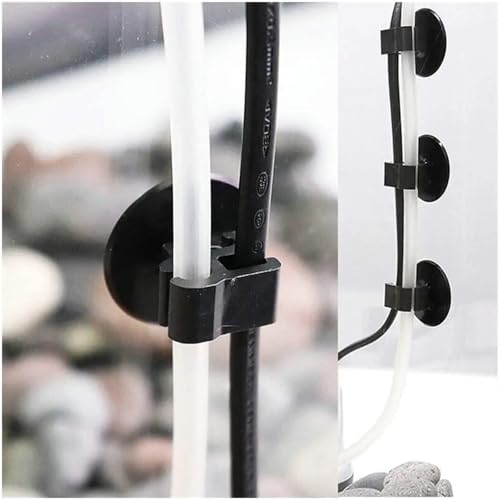 20Pcs Aquarium Suction Cup Clip Fish Tank Oxygen Tube Hose Pump Power Cord Buckle Wire Finisher Suction Cups Aquarium Accessories