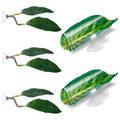 5 Pieces Acrylic Betta Fish Tunnel Tube with Suction Cup, Tank Accessories Leaf Pad Habitat Shelter Hideaway with Hollow Design for Better Observation (Style 2)
