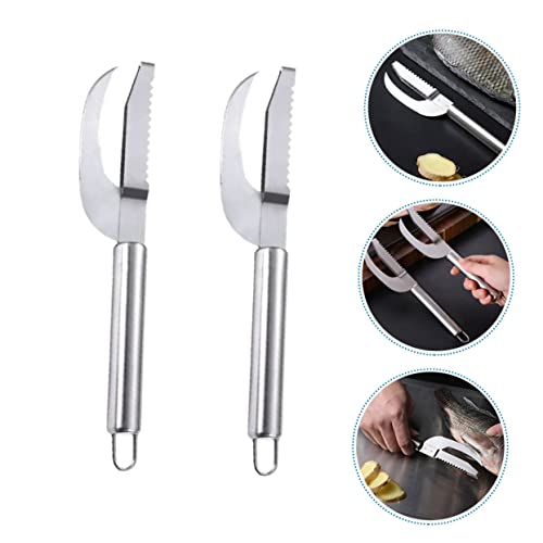 Fish Opener Set Reusable Remover Tool Stainless Steel Kitchen Gadgets Easy Handling