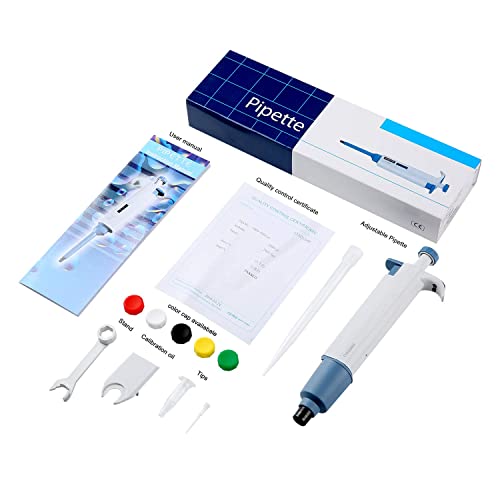 Pipettor Adjustable 1000-5000ul Single-Channel Variable Volume Micropipette High Accurate for Laboratory - size: 1000-5000ul