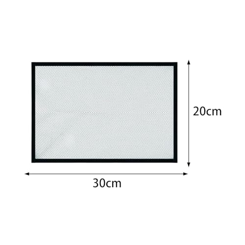 Generic Aquarium Screen Top Cover Anti Jumping Mesh Screen Transparent Jump Guard Protective Net Accessory Multifunction, 30x20cm - size: 30x20cm