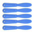 5pcs Straight Spatula,Plastic Plaster Spatulas Mixing Knife for Alginate Plaster Materials (Dark Blue)