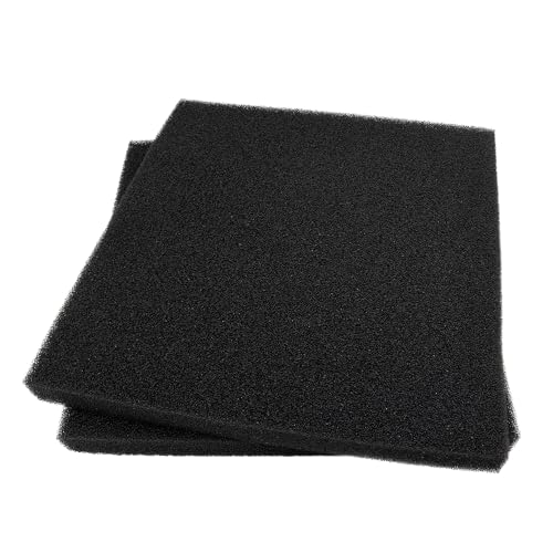 Aquarium Filter Bio Sponge Pad, Foam Sponges Filter Media, Cut fit it Filter Accessories for Fish Tanks and Ponds (18"x18"x1.6" (35PPI) 2 Pack) - size: 18"x18"x1.6" (35PPI) 2 PACK