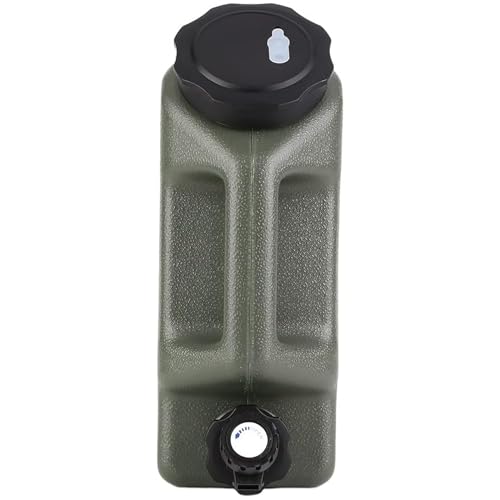 3.2 Gallon Water Jug with Spigot, BPA Free Leak-Proof Camping Water Container, Portable Emergency Water Storage for Outdoor Hiking, Camping, Home Use, Camping Essentials - color: 3.2gal Green