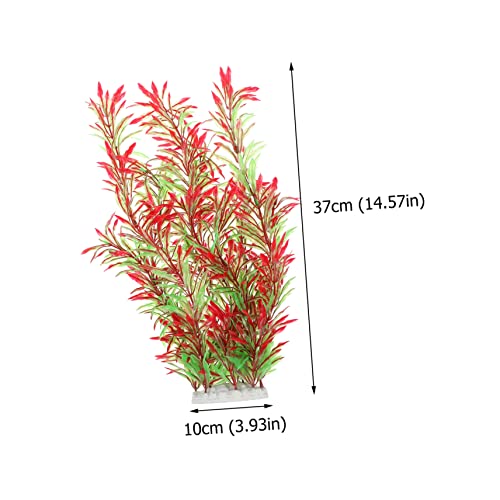 1pc Artificial Aquatic Plant Decor for Aquarium Faux Water Grass Ornament Landscape Decoration for Fish Tanks Vitality and Provides Hiding Spots for Fish